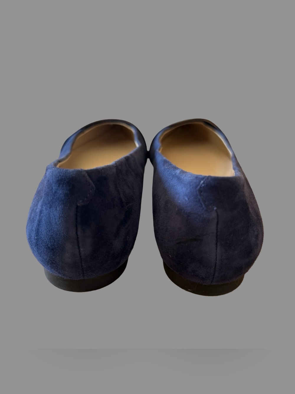 J. McLaughlin Blue Suede Pointy Toe Flat Shoes US8M ($295) - Picture 3 of 6